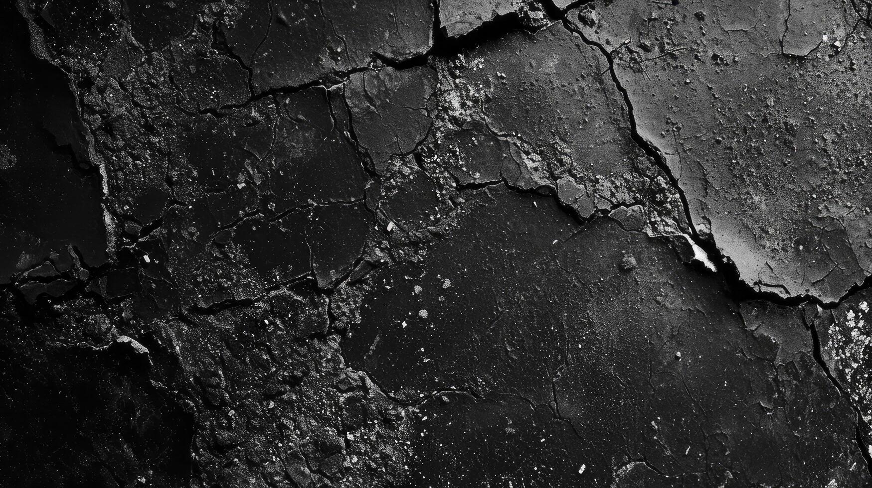 ai généré noir grungy texture photo