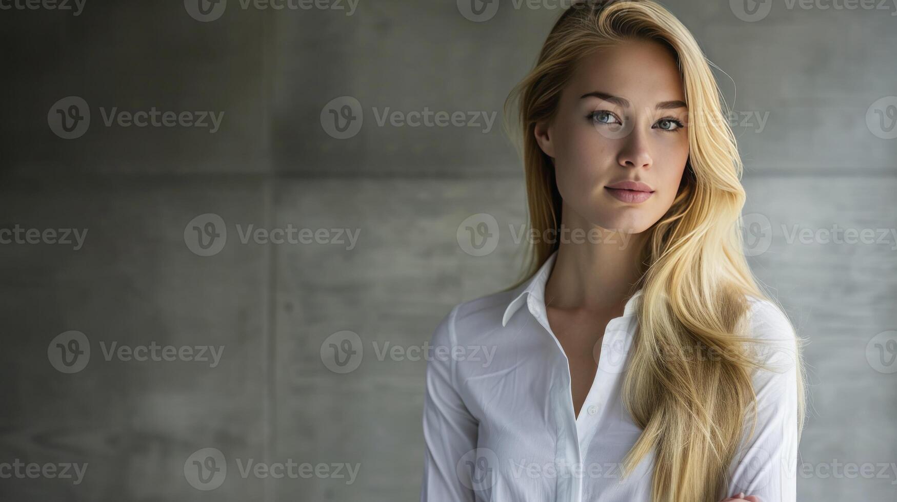 ai généré professionnel portrait photo de une polonais les femmes visage