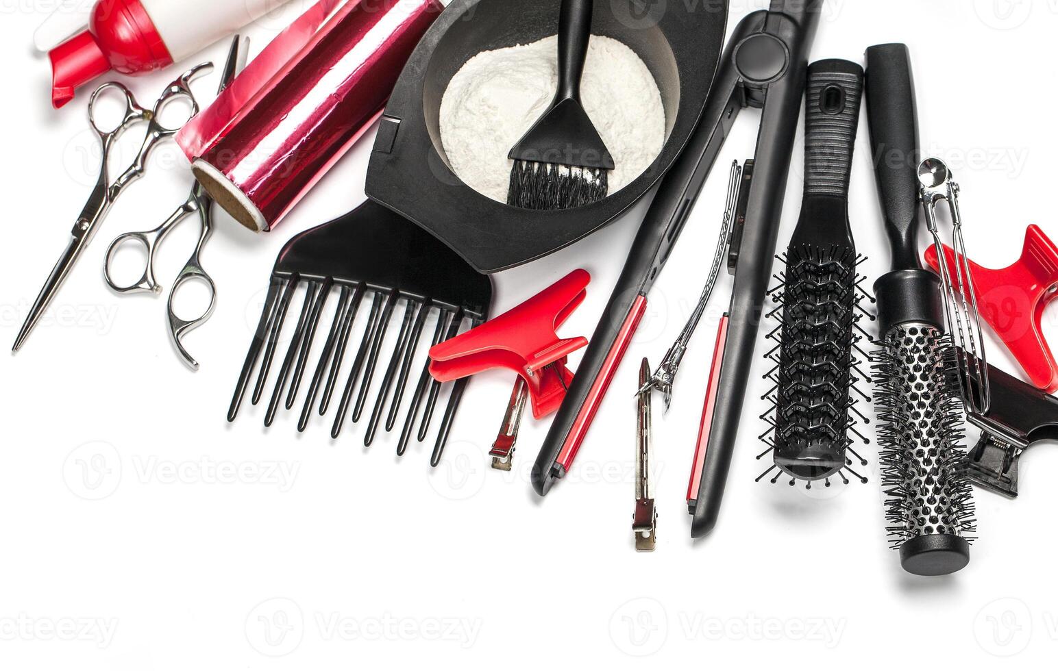 professionnel coiffeur outils photo