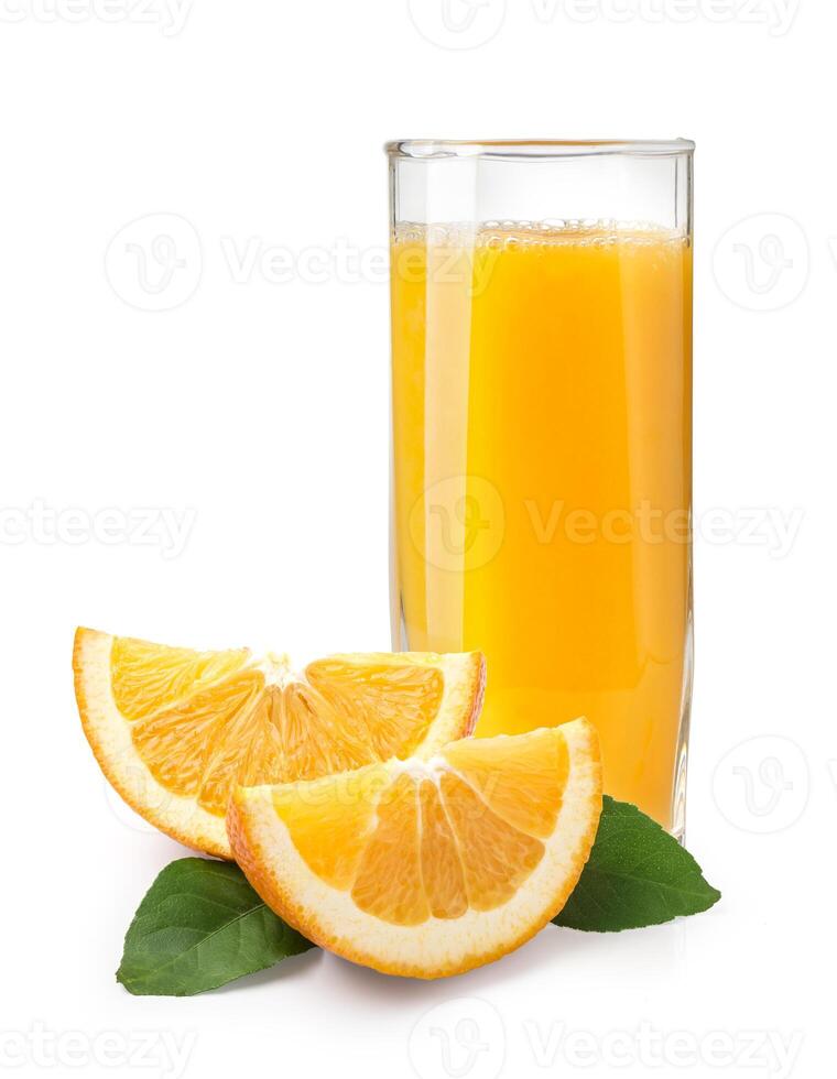 Orange jus et des oranges photo