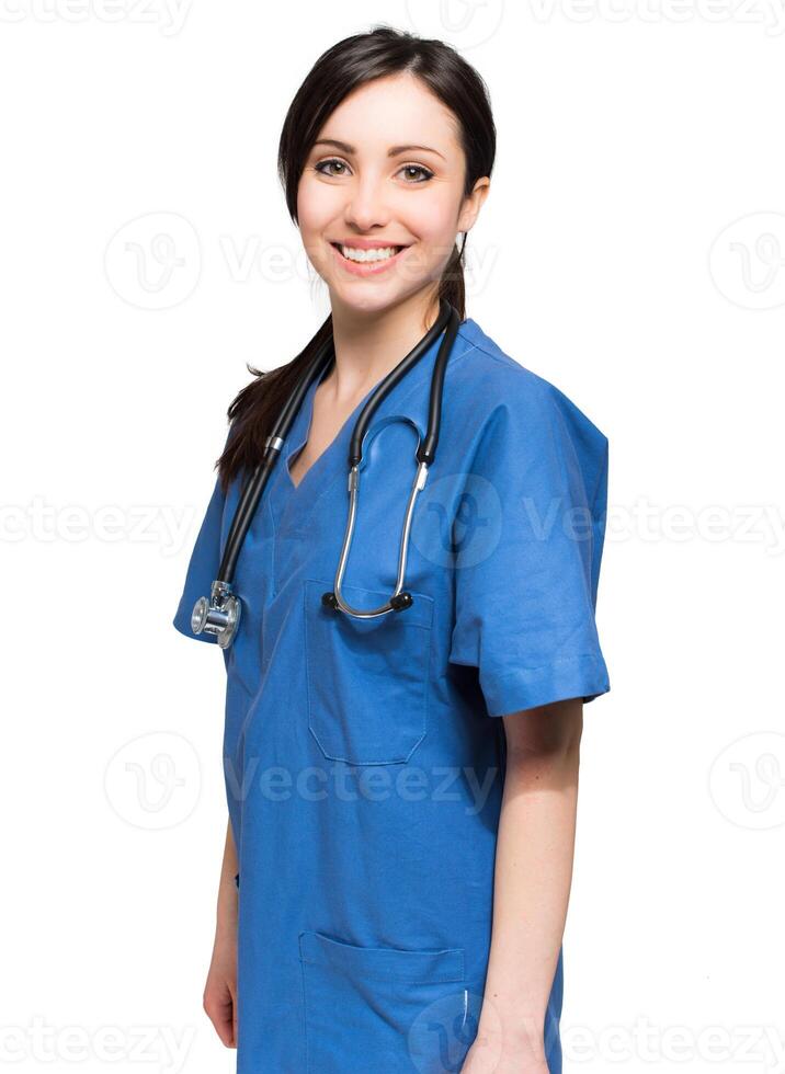 Jeune infirmière portrait photo