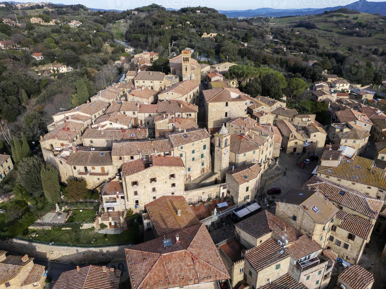 casalé marittimo toscane Italie aérien vue photo