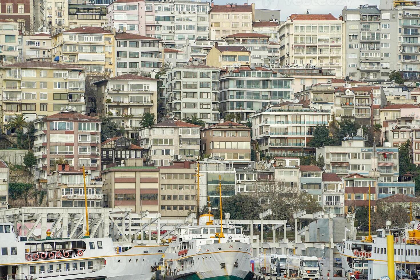 besiktas district vue de Istanbul le bosphore croisière photo