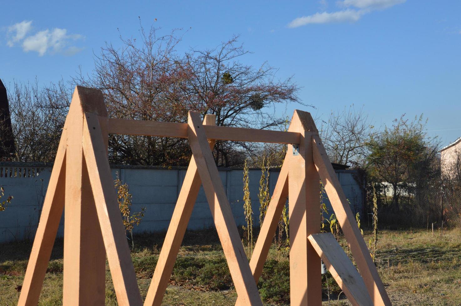 maison en bois pour puits d'eau potable photo