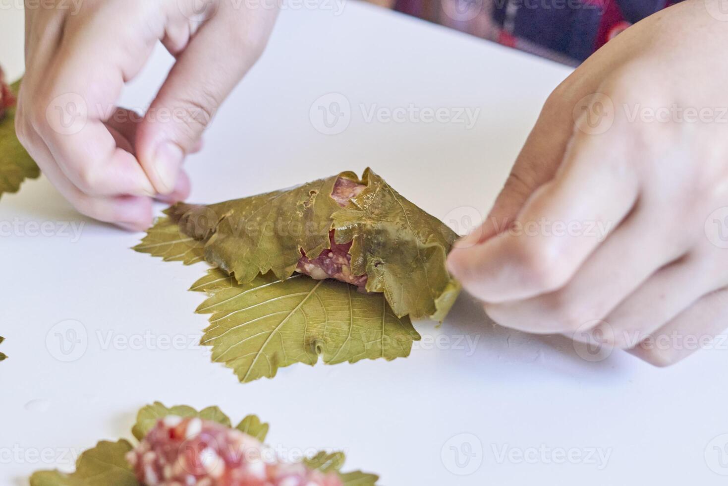 délicieux enveloppements avec Viande photo