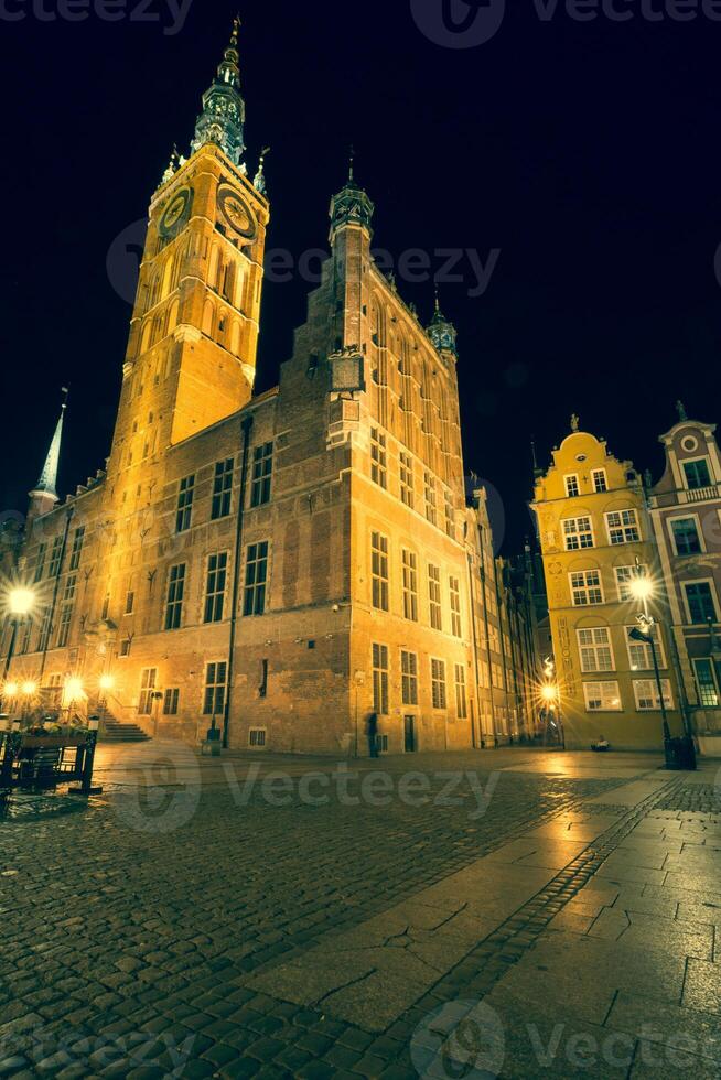 Pologne gdansk vieux mairie photo