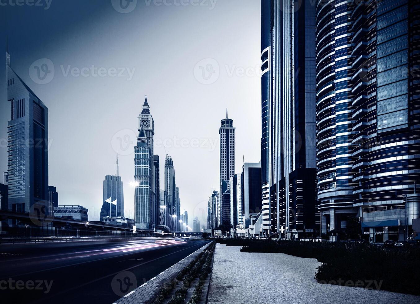 vue sur la ville de Dubaï photo