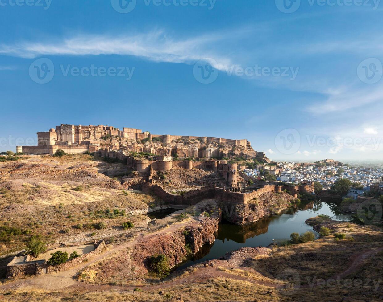 Fort de Mehrangarh, Jodhpur, Rajasthan, Inde photo