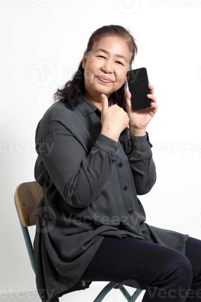 femme asiatique âgée photo