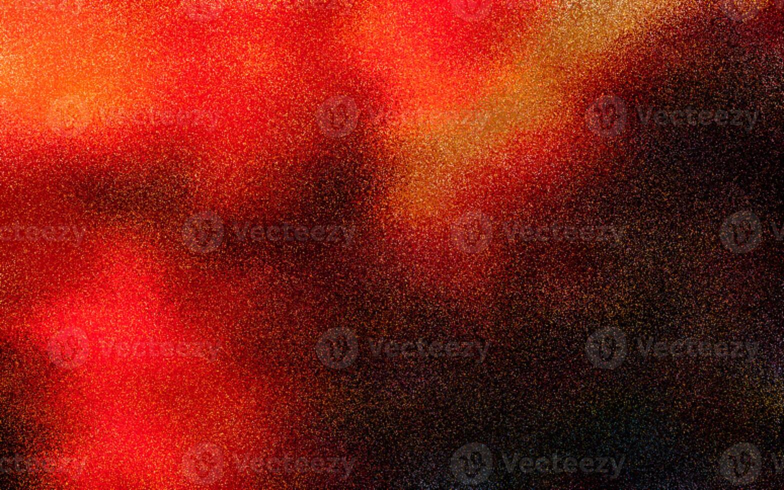 granuleux rouge, orange, et noir couleurs pente Contexte avec bruit ou grunge texture effet. abstrait foncé granuleux Couleur pente. grunge texture Contexte. granuleux foncé Contexte. copie espace. photo