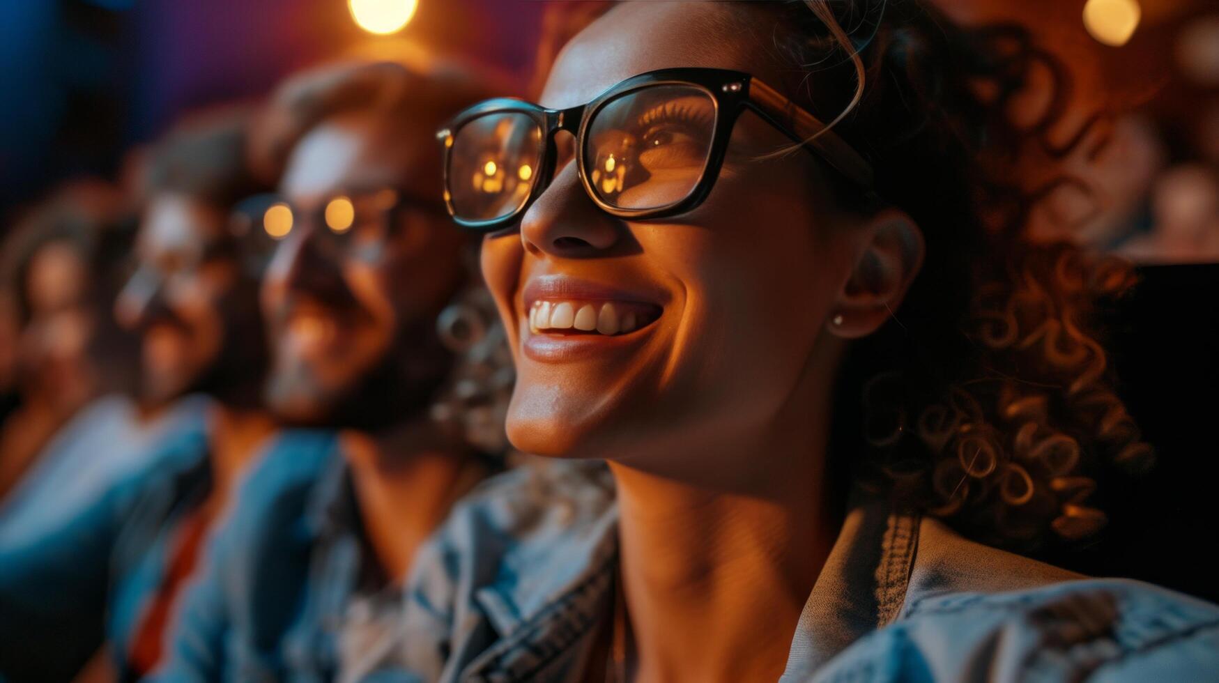 ai généré souriant copains prendre plaisir classique films, transporté retour dans temps par intemporel contes et iconique personnages photo