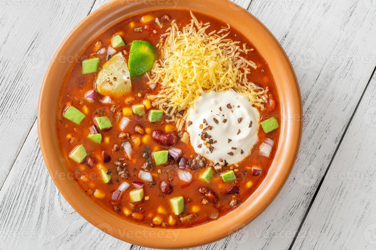 bol de taco soupe photo