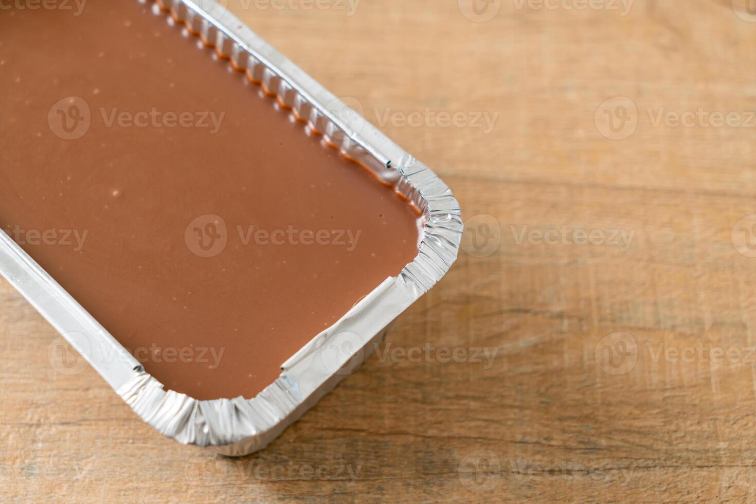 gâteau au chocolat avec ganache moelleuse photo