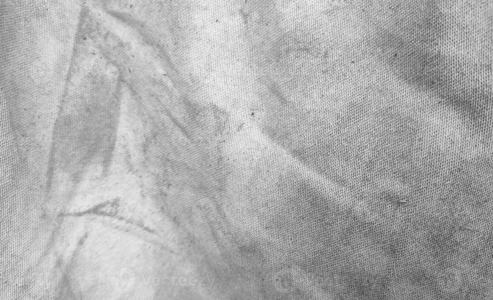 vieux délavé Couleur tissu texture noir et blanc photo
