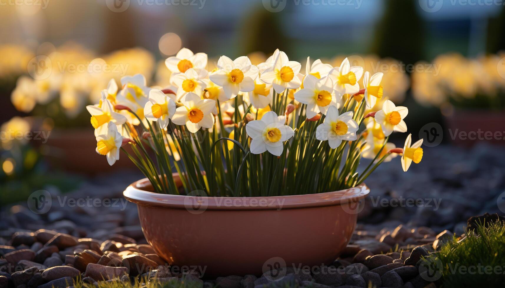 ai généré fraîcheur et beauté dans nature, coloré fleur bouquet généré par ai photo