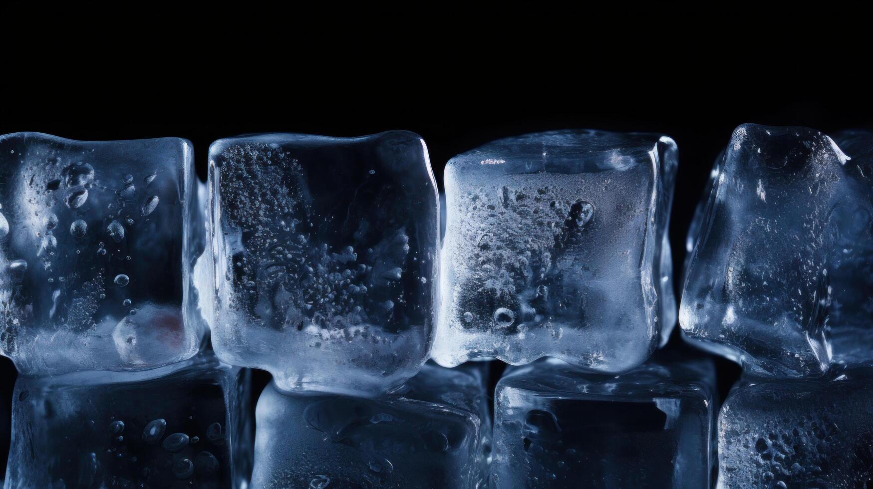 ai généré glaçons arrière-plan, glaçons texture, glaçons papier peint, glace aide à ressentir rafraîchi et cool l'eau de le glaçons aide le l'eau rafraîchir votre la vie et ressentir bon.glace les boissons photo