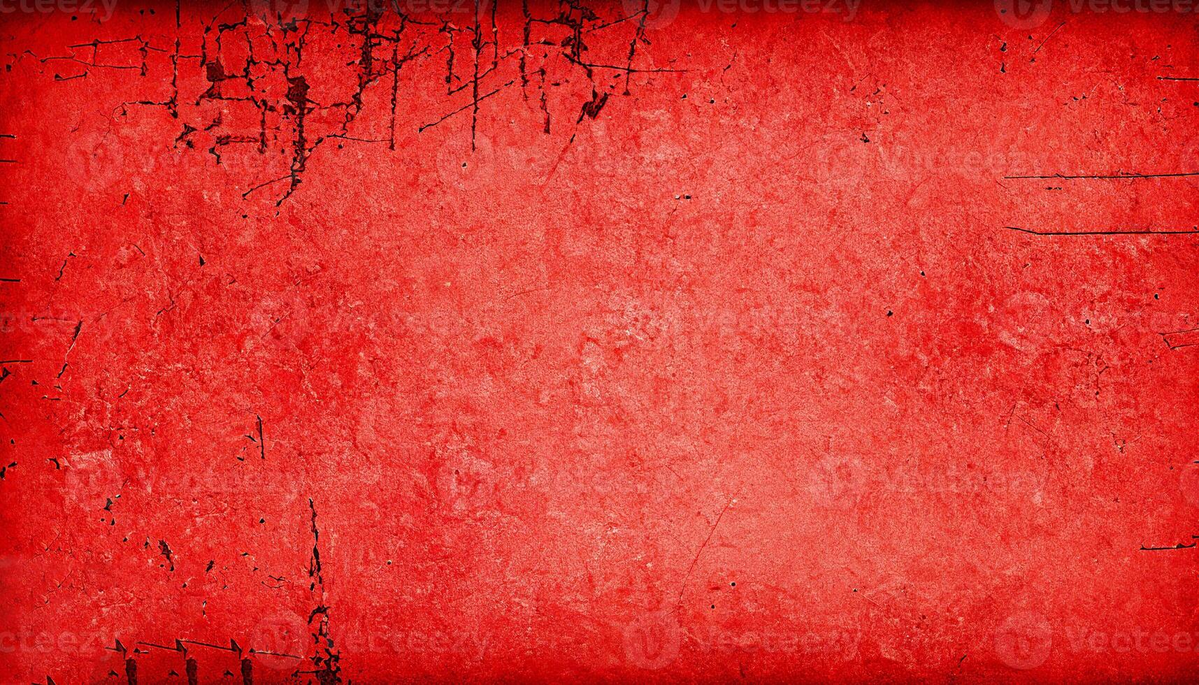 ai généré rouge Couleur grunge texture Contexte avec des fissures et rayures, antique affligé ancien photo