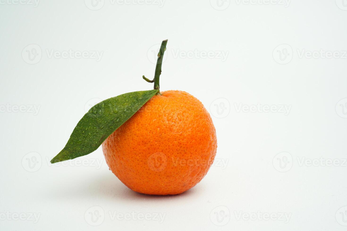 isolé Frais Orange fruit sur blanc Contexte photo