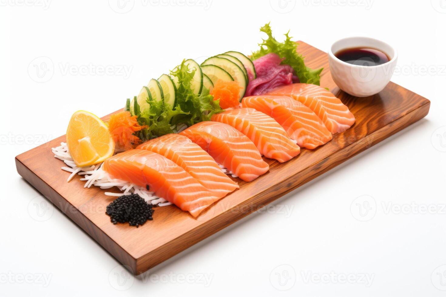 ai généré sashimi nourriture clipart photo