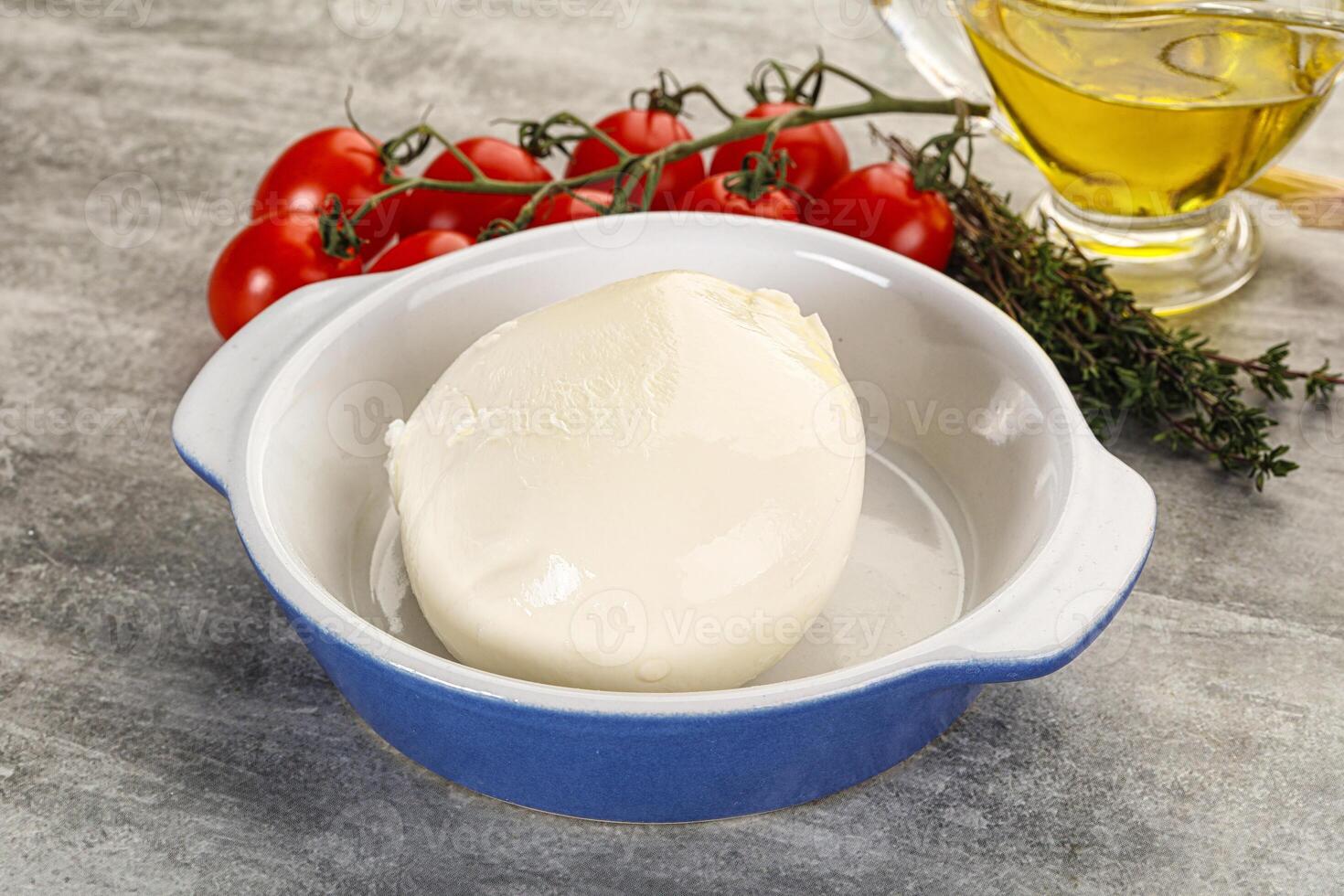 rond mozzarella Jeune fromage Balle photo