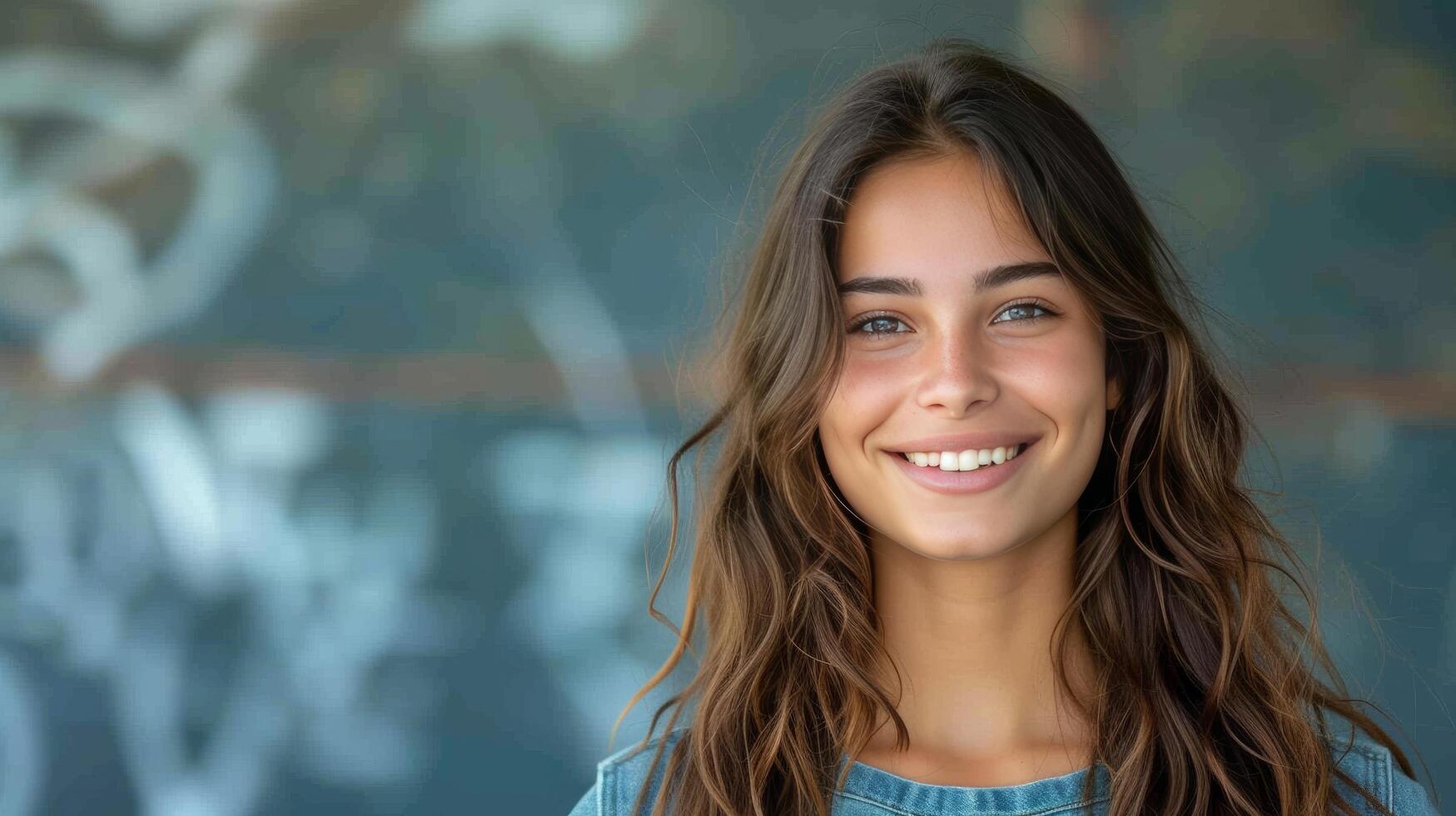 ai généré une insouciant fille avec un la glace crème cône, sa content sourire ajouter charme à le Cadre photo