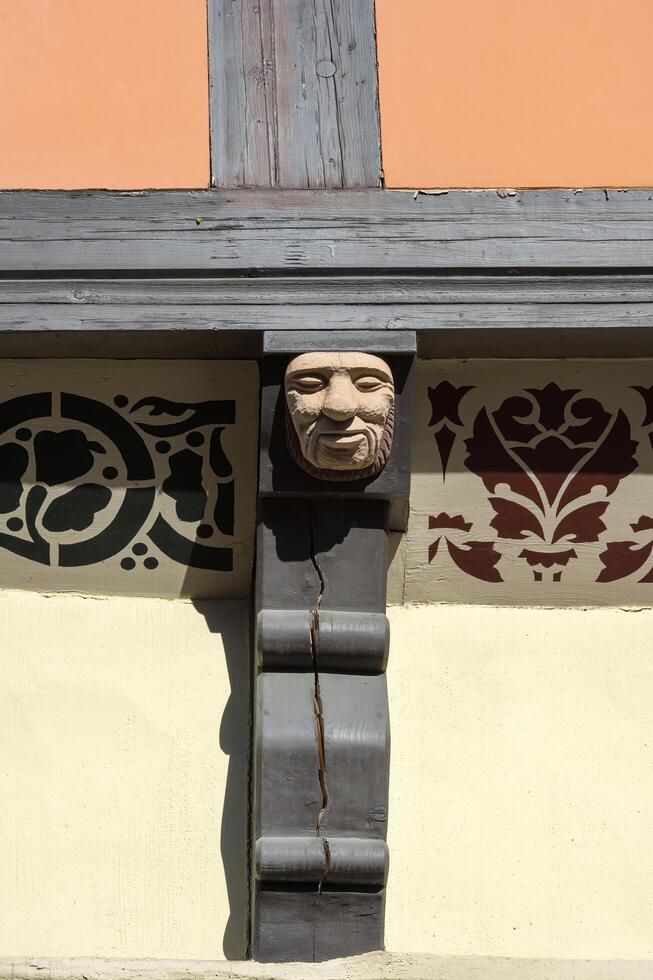 Wernigerode, Allemagne - 2015, détail de le ville entrée, Wernigerode, harz, Saxe et bien, Allemagne photo