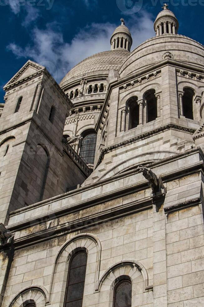 L'architecture extérieure du sacré coeur, Montmartre, Paris, France photo