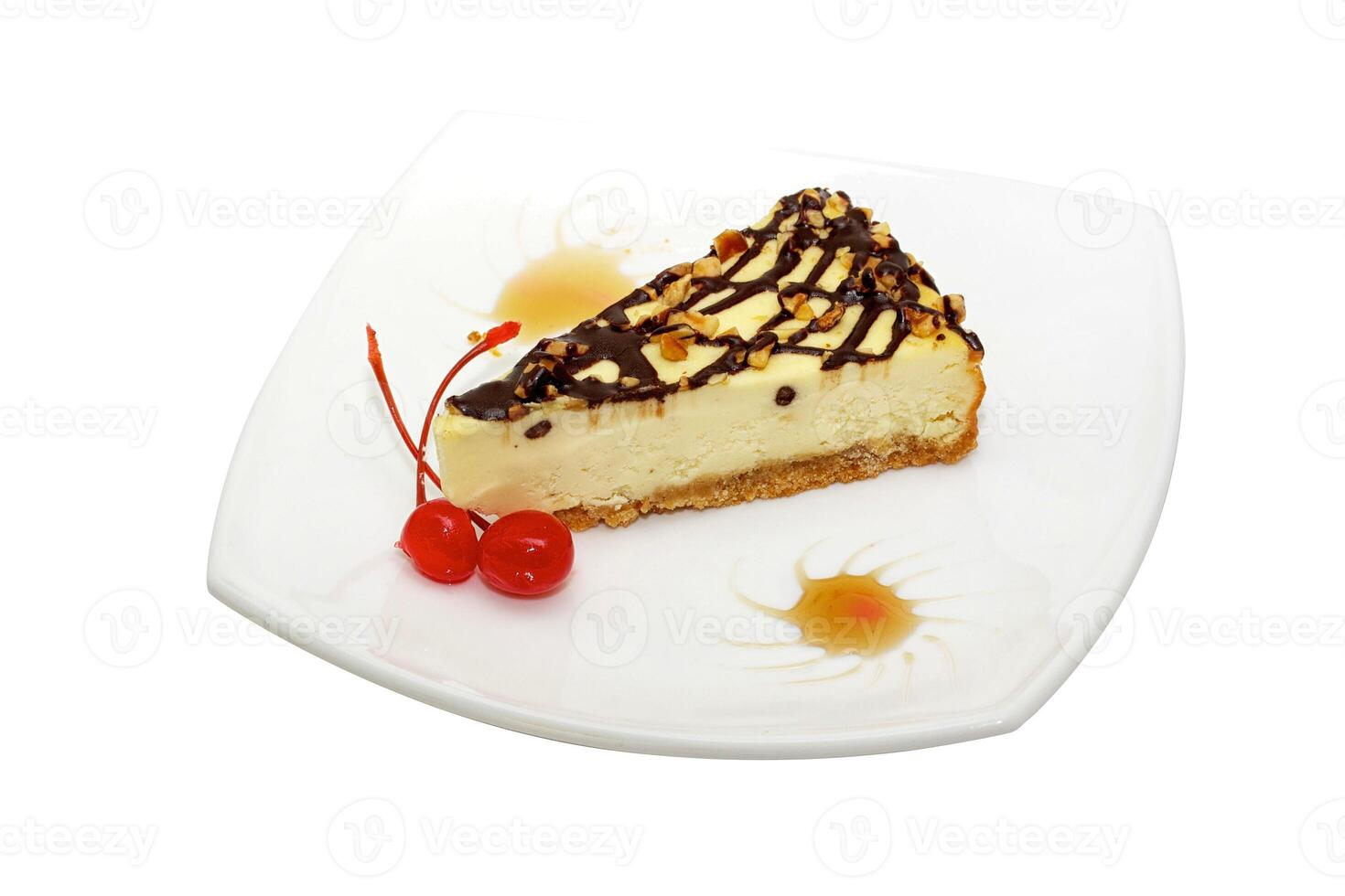 gourmet tranche de cheesecake photo