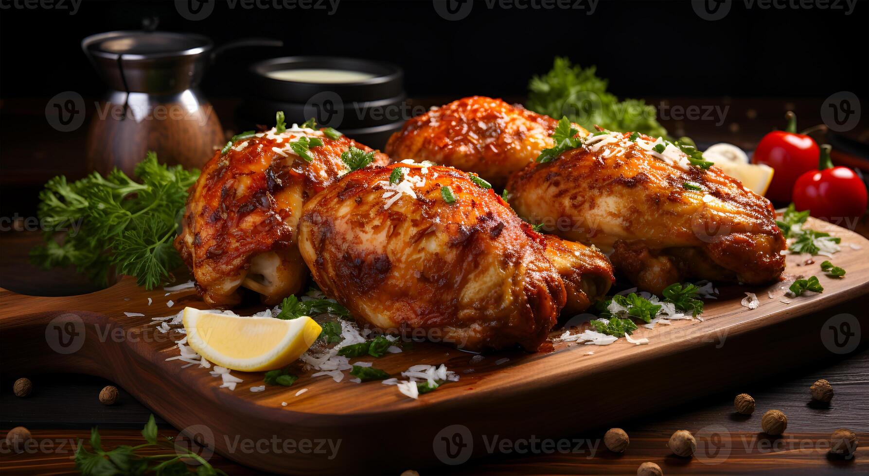 ai généré délicieux Californie grillé poulet recette nourriture photo