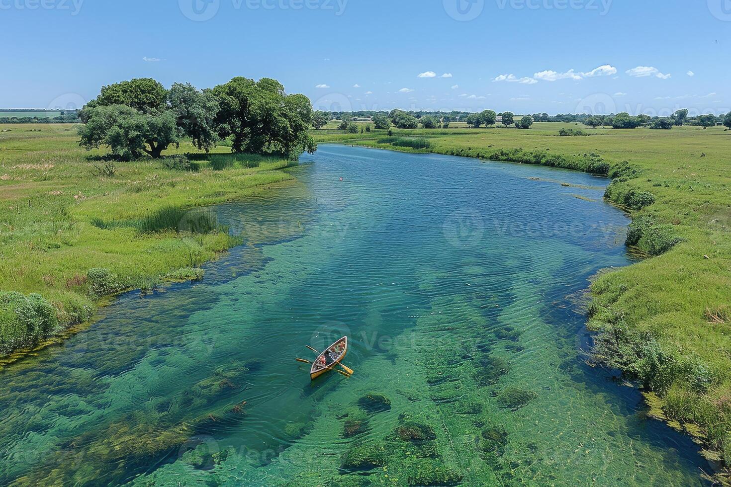 ai généré spectaculaire aérien vue de une drone professionnel la photographie photo