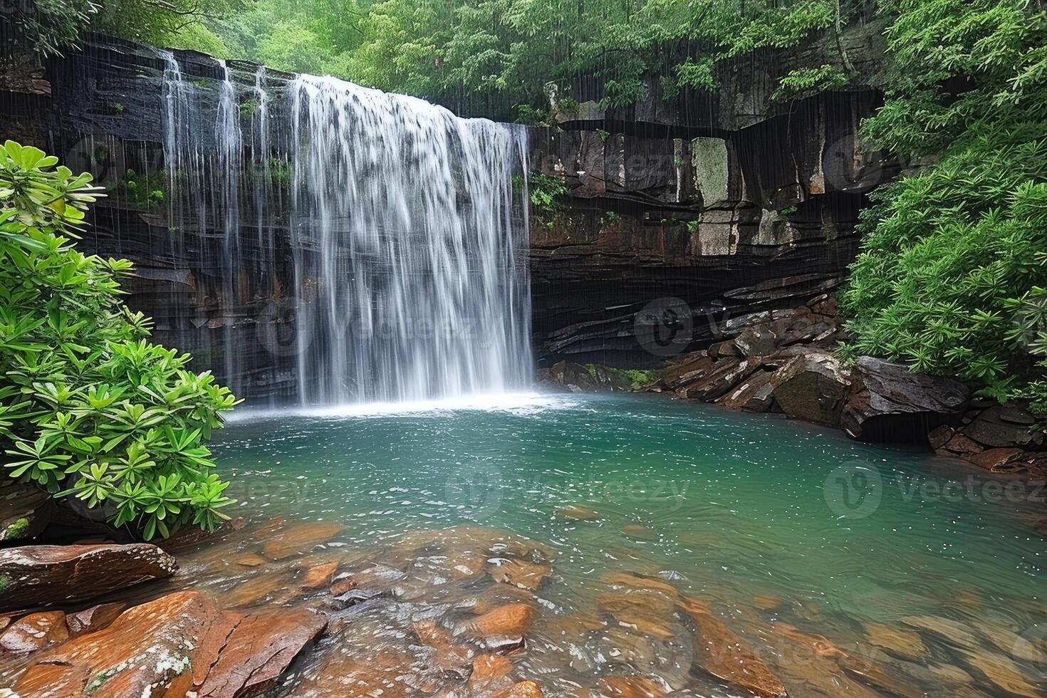 ai généré l'eau couler la nature professionnel la photographie photo