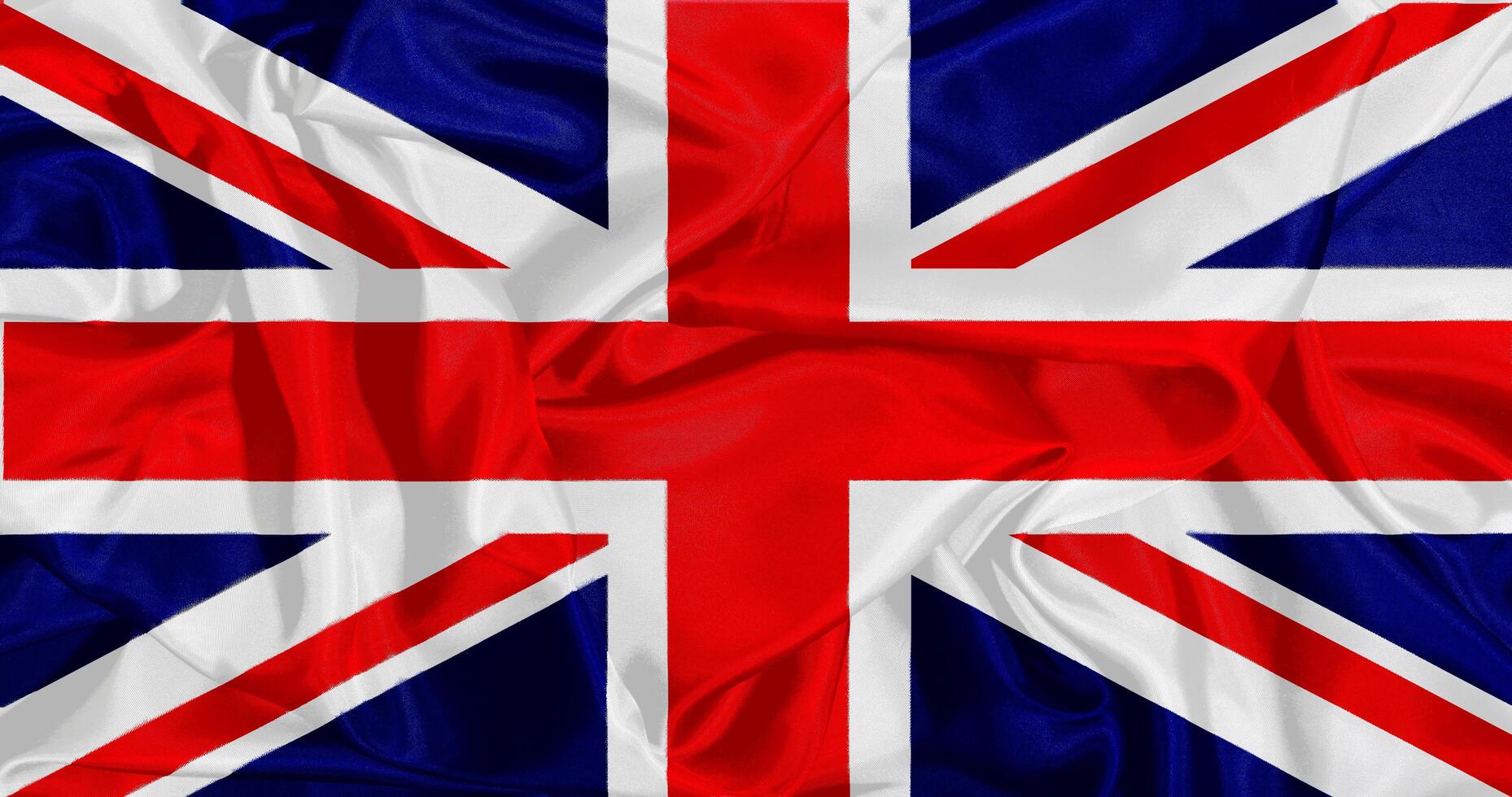 drapeau de Angleterre réaliste conception photo