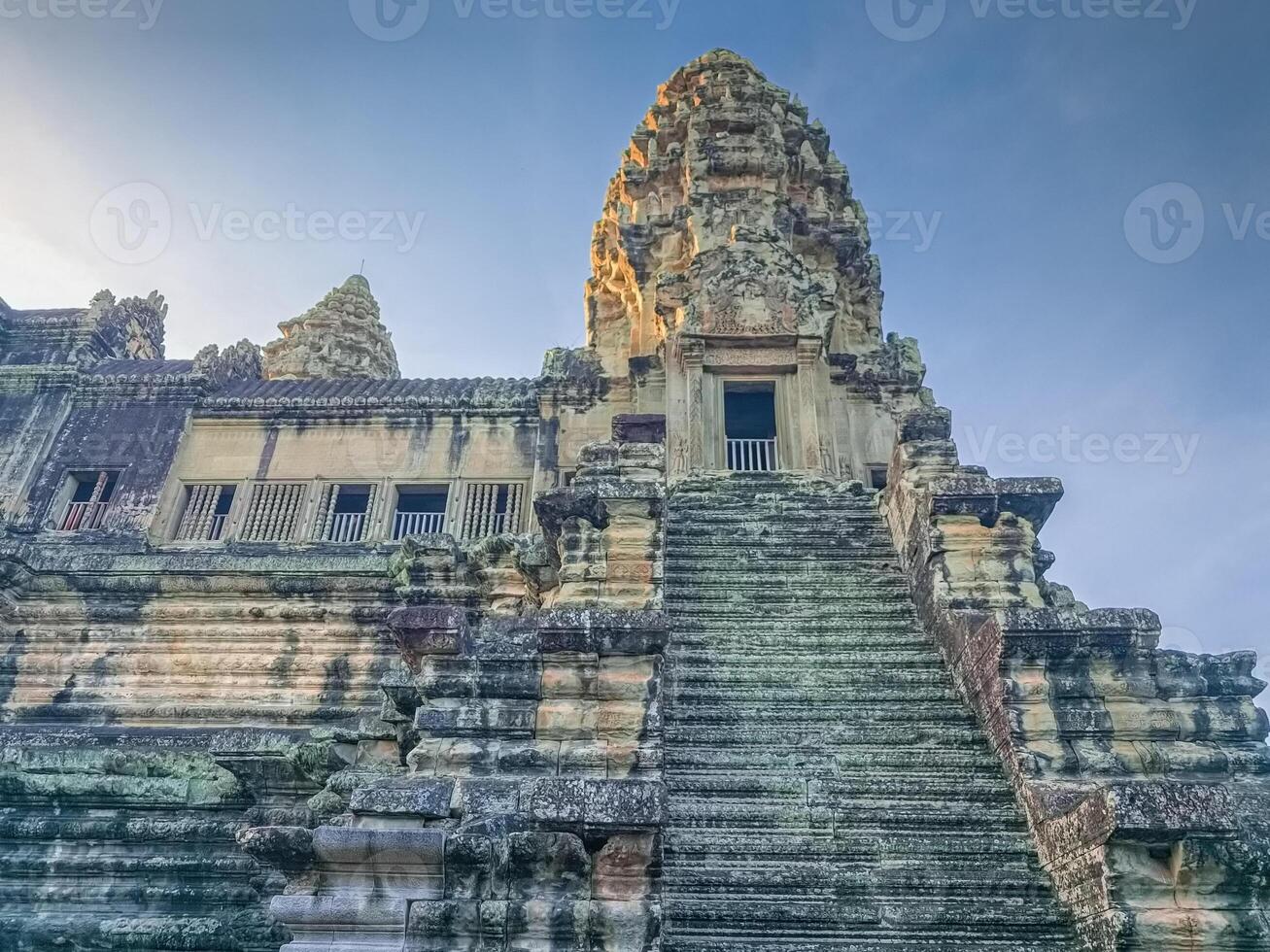 angkor wat temple, unesco monde patrimoine, siem recueillir, Cambodge photo