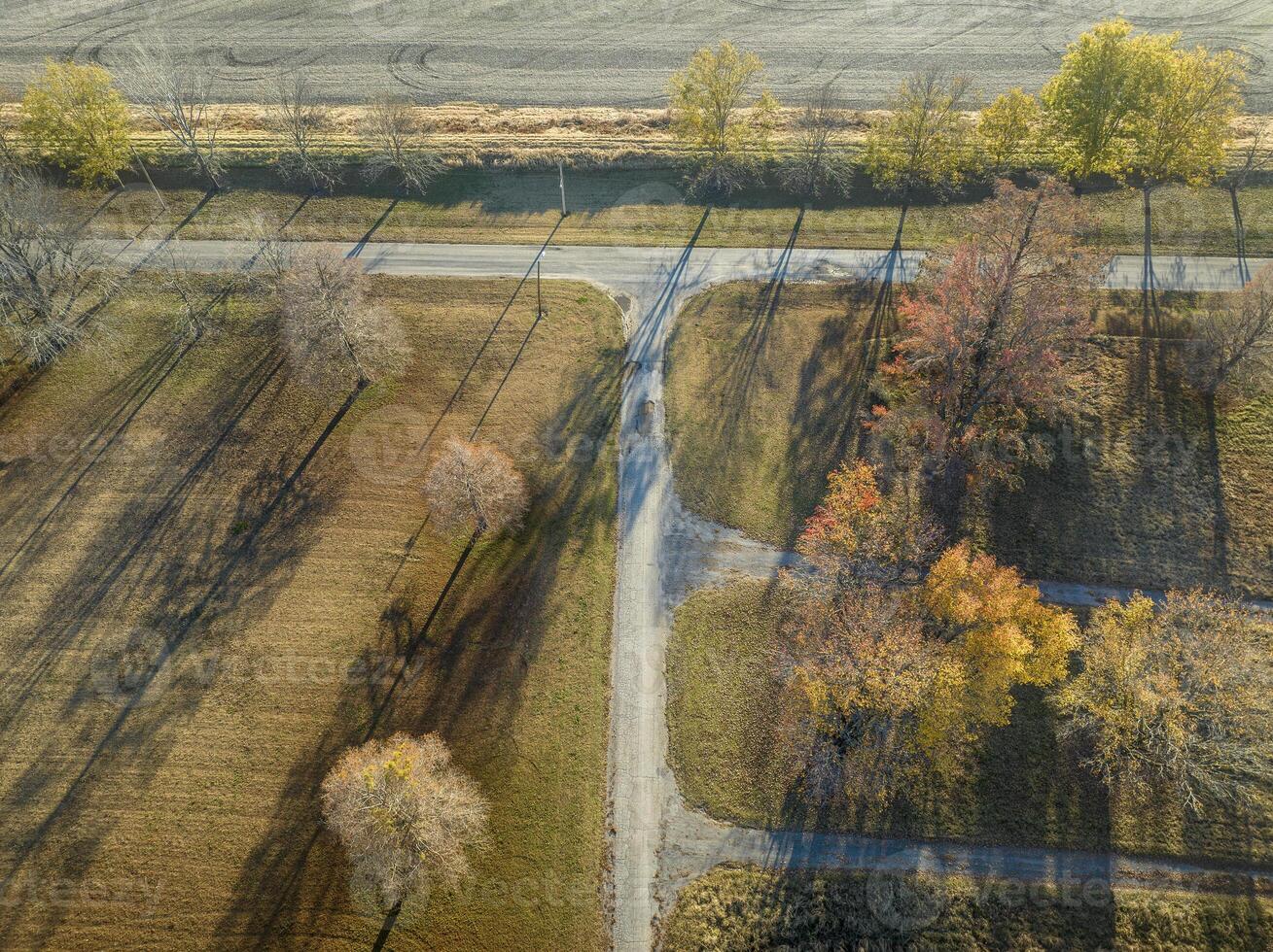 fort défi Etat parc à une confluence de le Mississippi et Ohio rivières près Caire Illinois, en retard novembre aérien vue photo