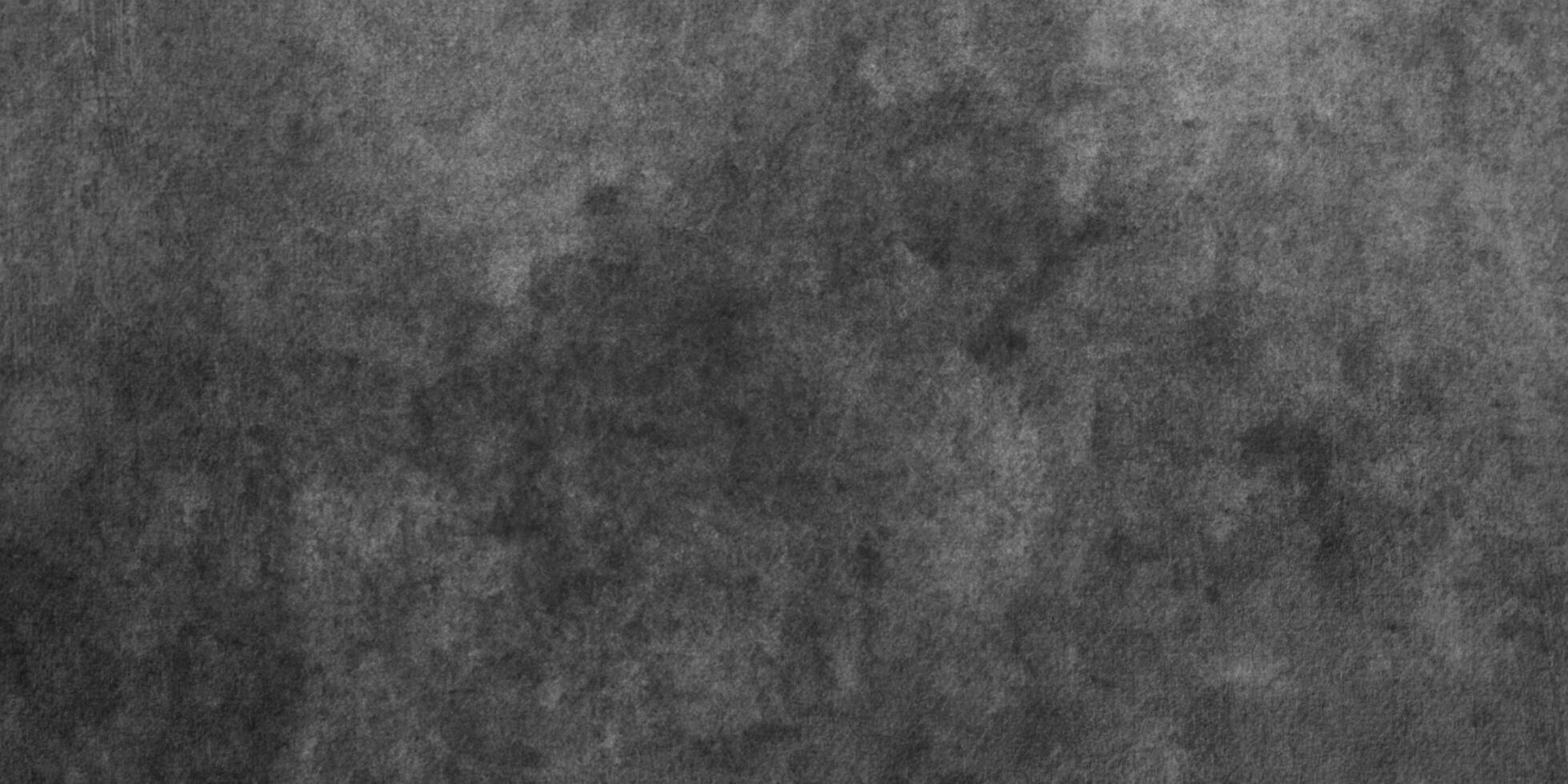 abstrait grunge noir Contexte recouvrir texture ou pierre mur, foncé Couleur ciment sol ou béton texture, art stylisé texture bannière ou couverture ou carte, grunge texture foncé gris charbon tableau noir. photo