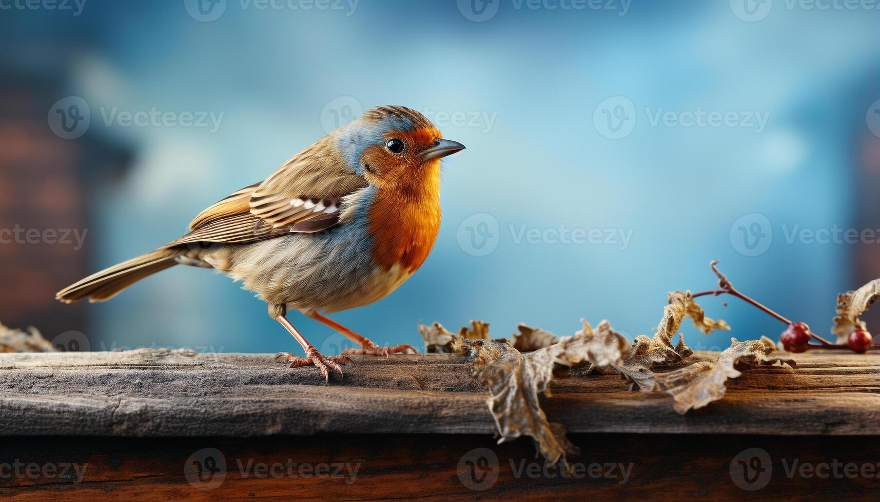 ai généré une mignonne moineau se percher sur une bifurquer, en chantant dans hiver généré par ai photo