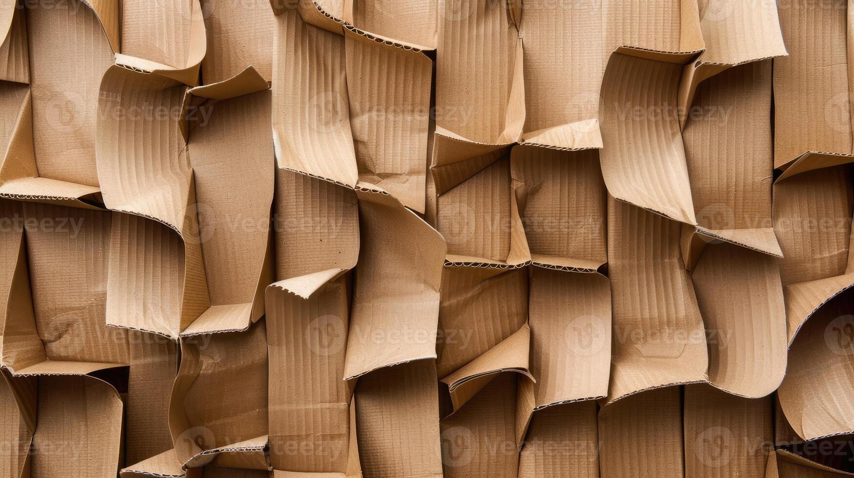 ai généré marron papier carton texture arrière-plan, une rustique Toile incorporant Naturel charme et tactile chaleur, ai généré. photo