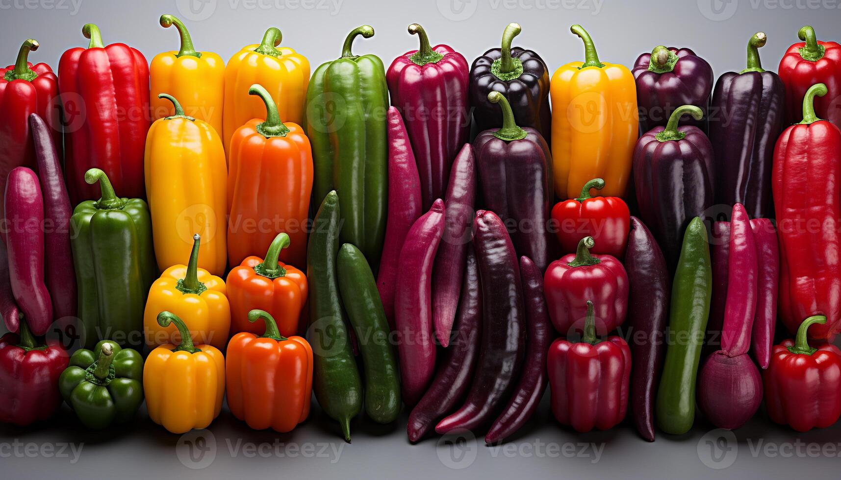 ai généré frais, en bonne santé, biologique des légumes une vibrant, coloré salade généré par ai photo