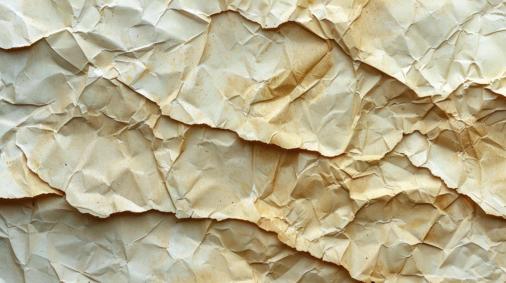 ai généré magnifique beige en relief kraft papier Contexte photo