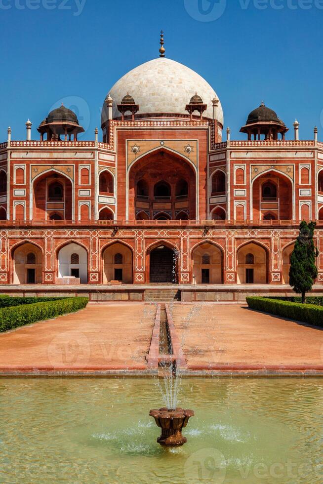 la tombe de humayun. delhi, inde photo