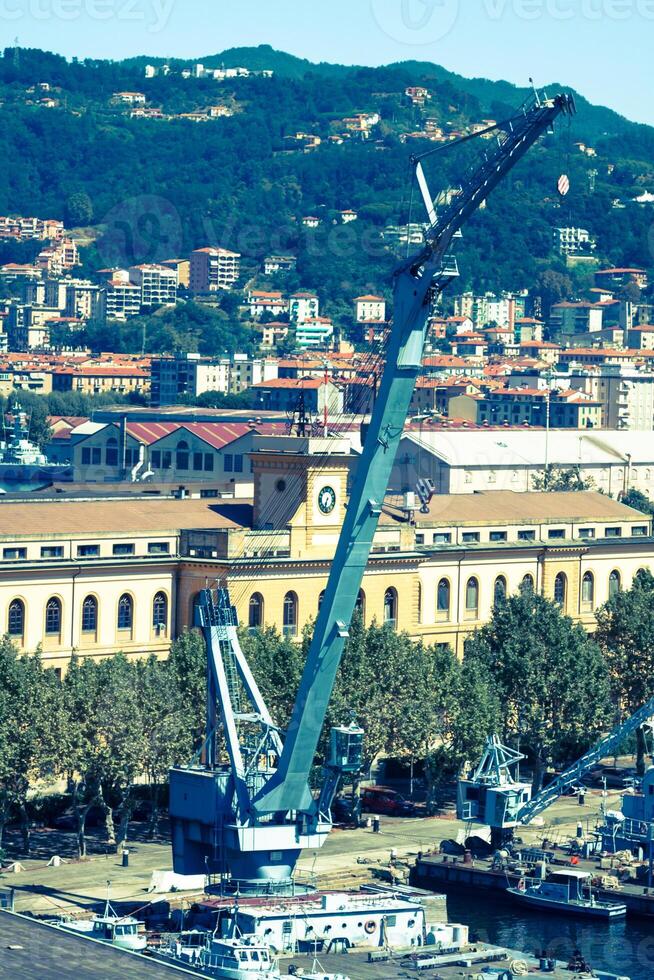 la Spezia port, ligurien côte, Italie photo