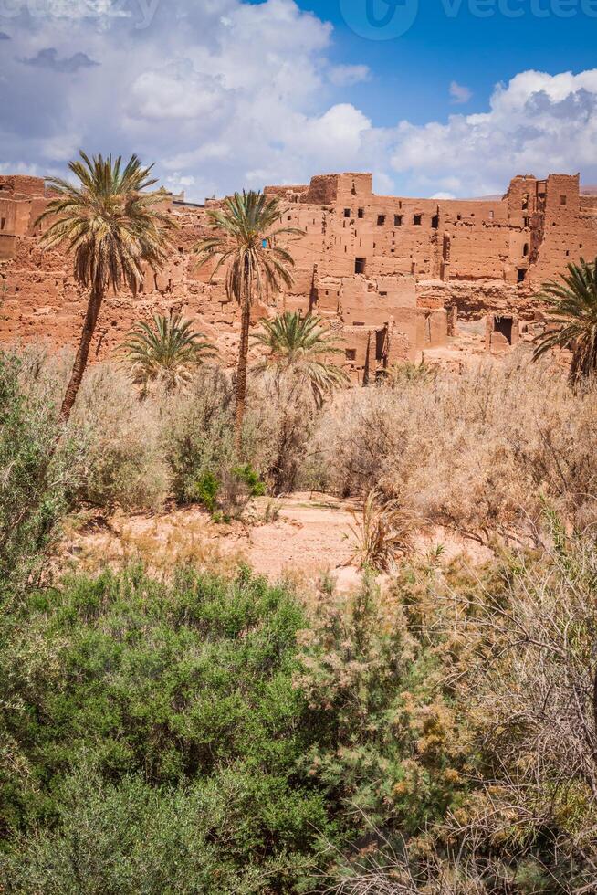 Tinerhir village près Georges Todra à Maroc photo