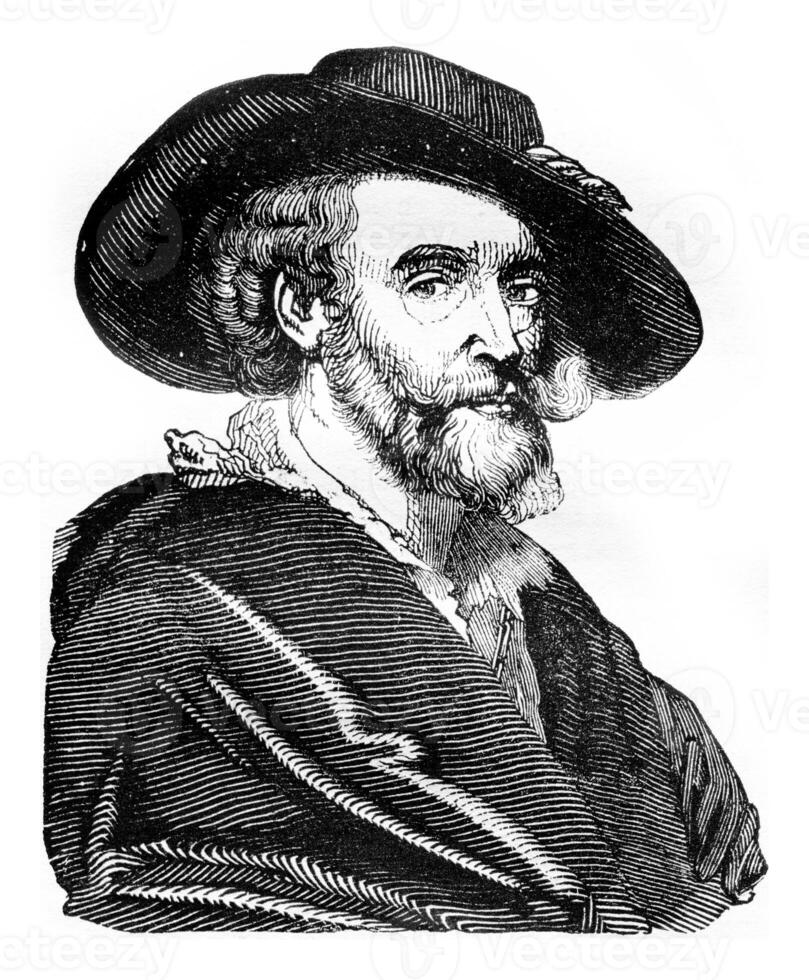 Rubens, ancien gravure. photo