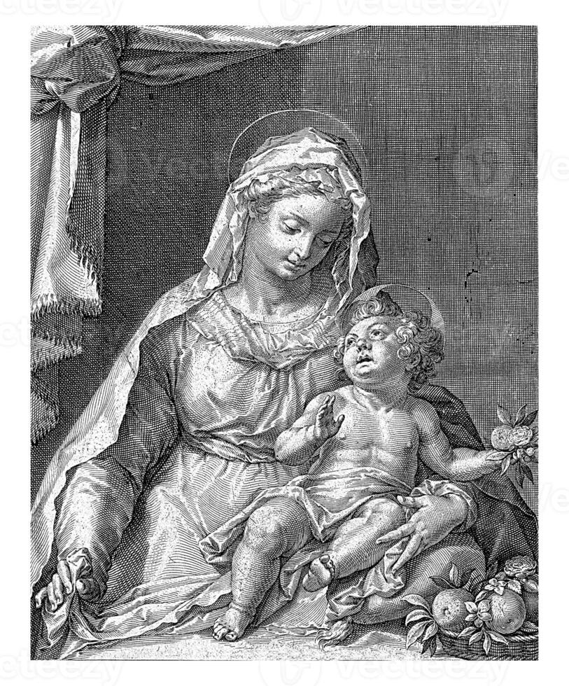 Marie avec le Christ enfant photo