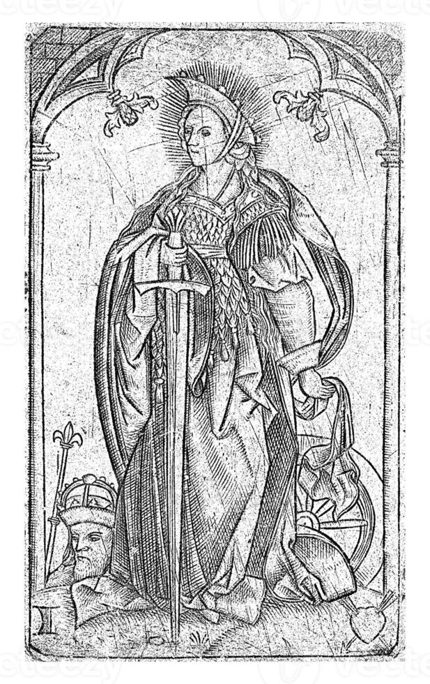 Saint Catherine, Maître de le percé cœur, 1500 - 1525 photo
