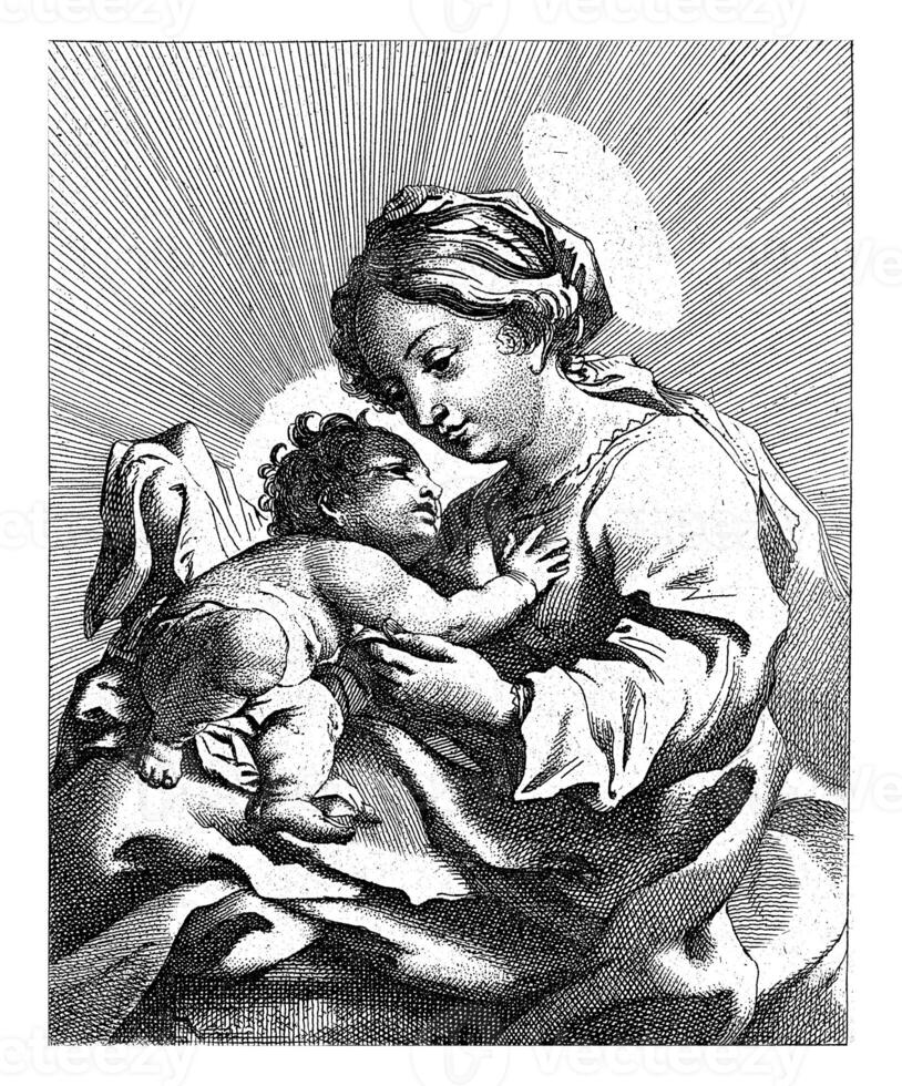 Marie avec le Christ enfant photo