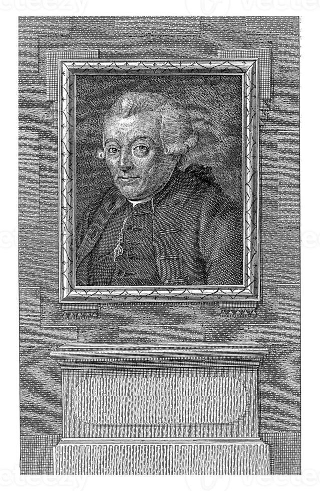 portrait de isaak van goudoever, renier vins je, après Jan ekels ii, 1786 - 1809 photo