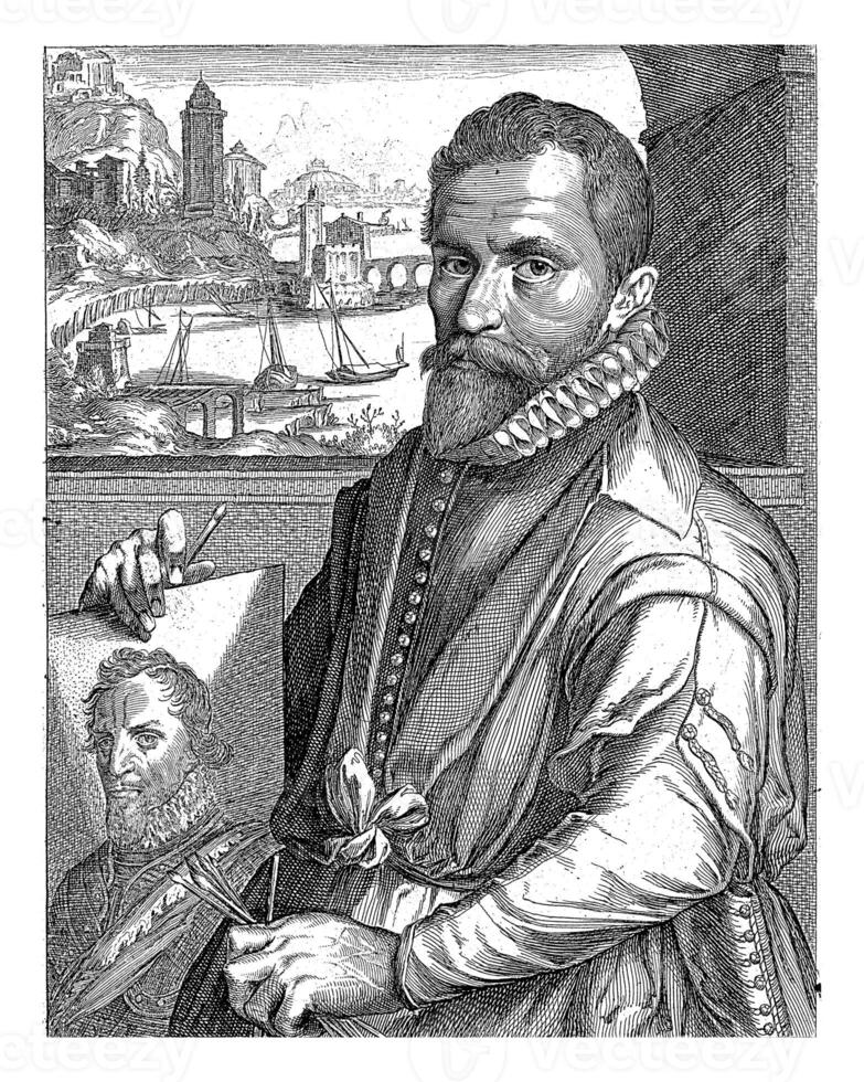 portrait de Michel Jansz. van Mierevelt, Simon Frisius, 1610 photo