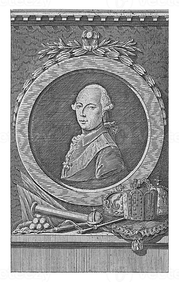 portrait de empereur joseph ii, jb Martin, 1600 - 1749 photo
