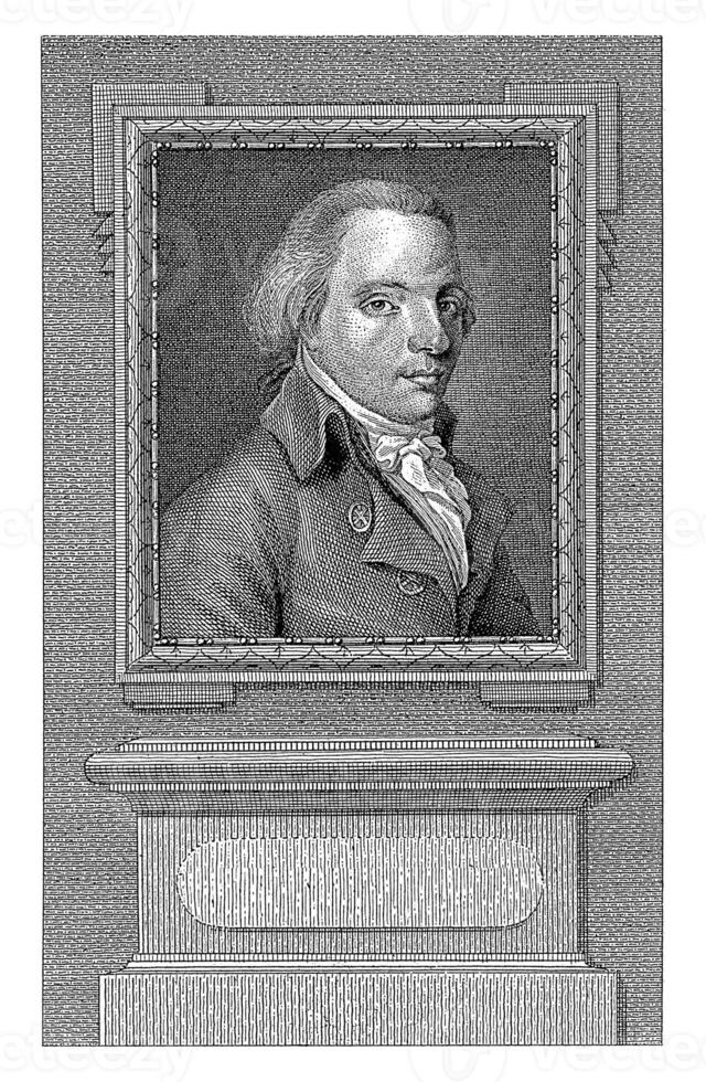 portrait de willem Gustave frederik Bentinck, renier vins je, 1794 photo